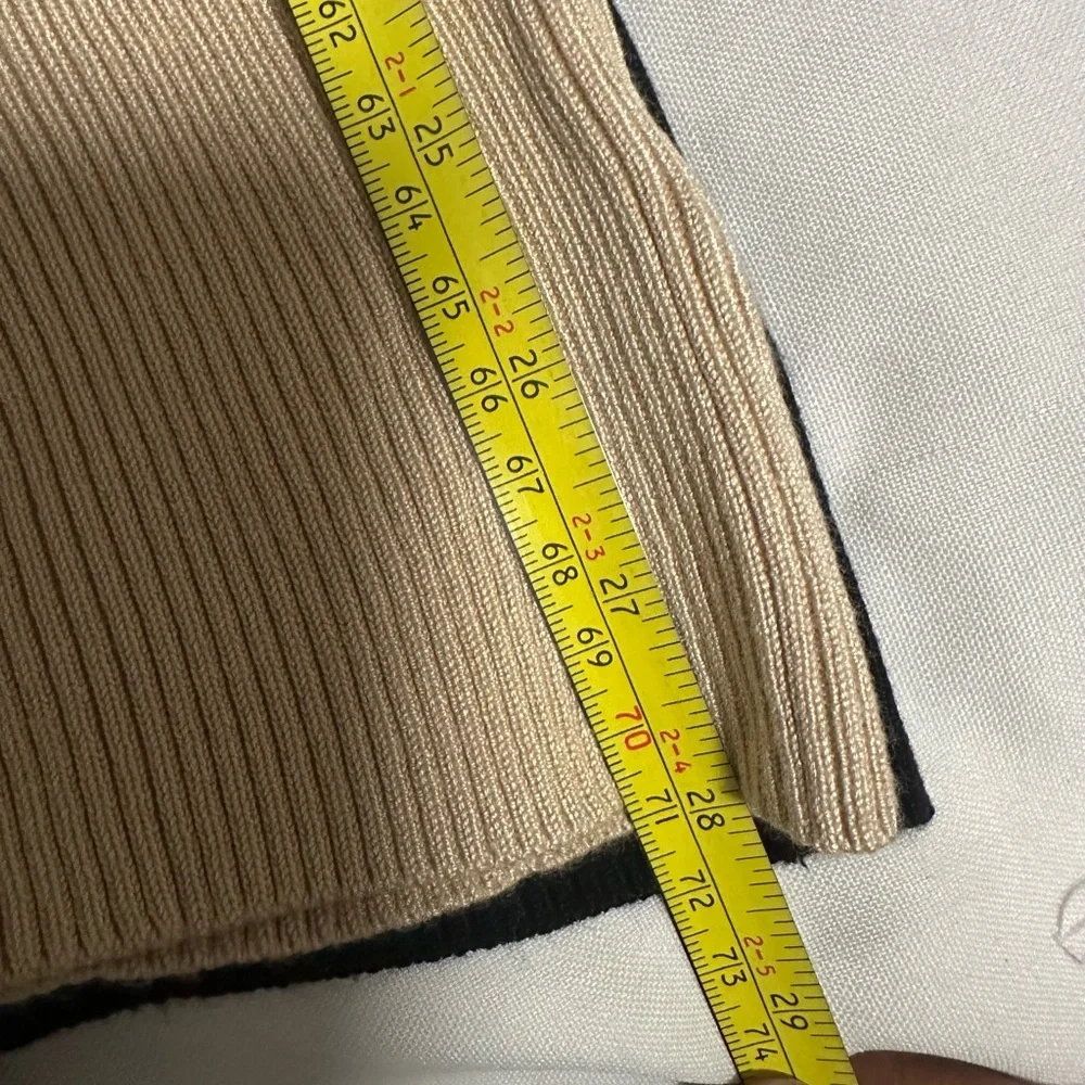 BCBG Black and Cream Colorblock pants and top sleevesless size small NWT. - Picture 16 of 16